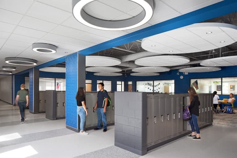 Hamilton School District_Silver Spring Intermediate Lockers and Hallway