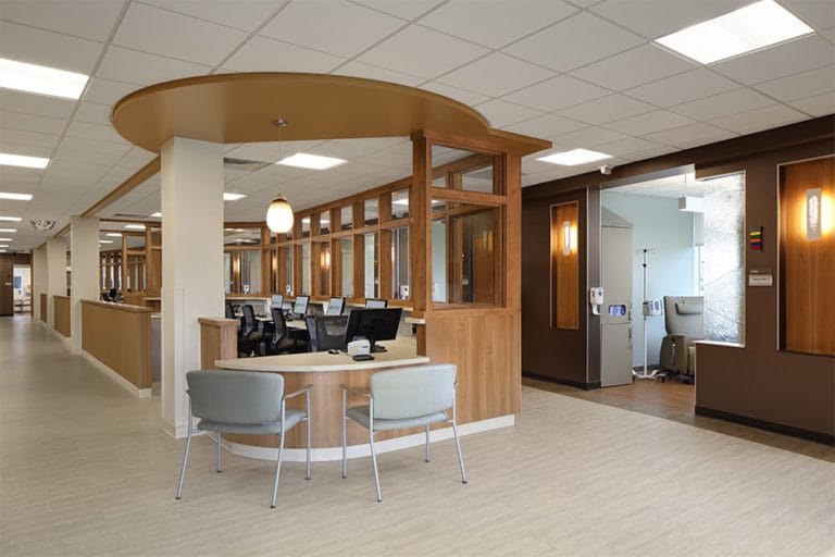 Aspirus Wausau Cancer Center Infusion Nurse Station