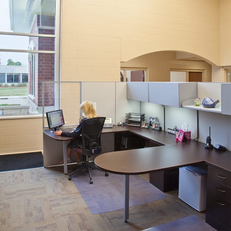 Beaver Dam Police Department and Municipal Court Reception Staff Area