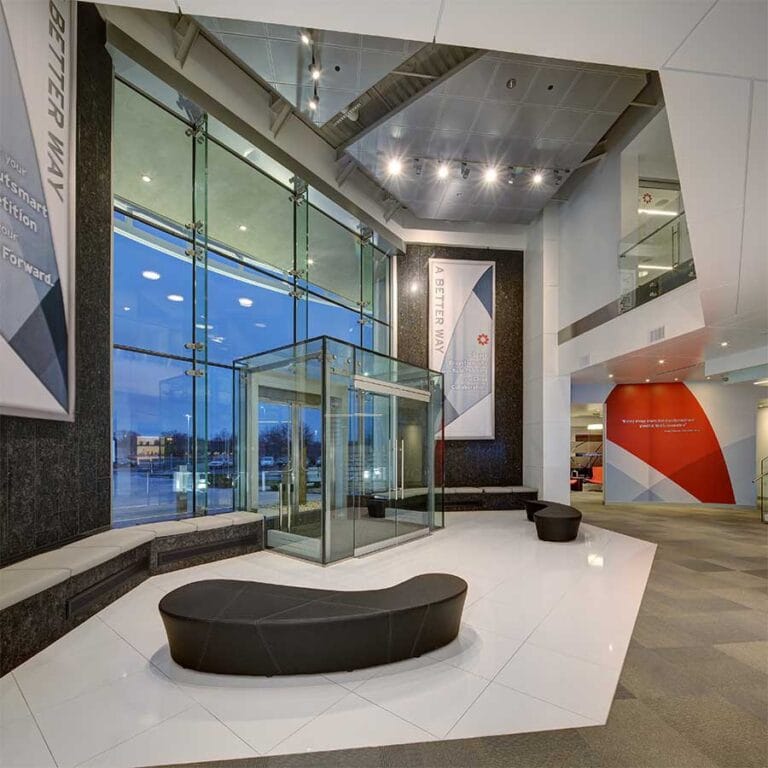 Bemis Innovation Center Lobby and Entrance