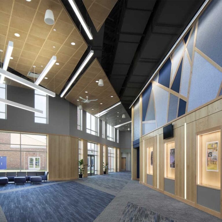 Germantown School District High School Performing Arts Center Lobby