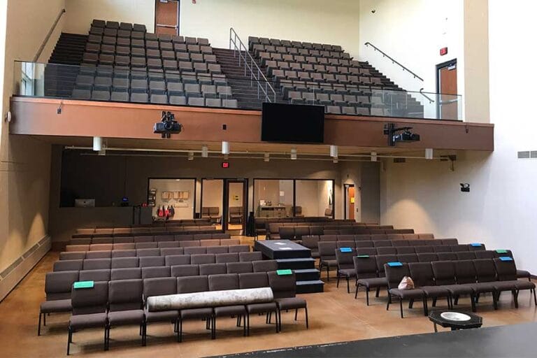 A Chapel at Hales Corners Lutheran Church and School in Hales Corners, Wisconsin for student worship or