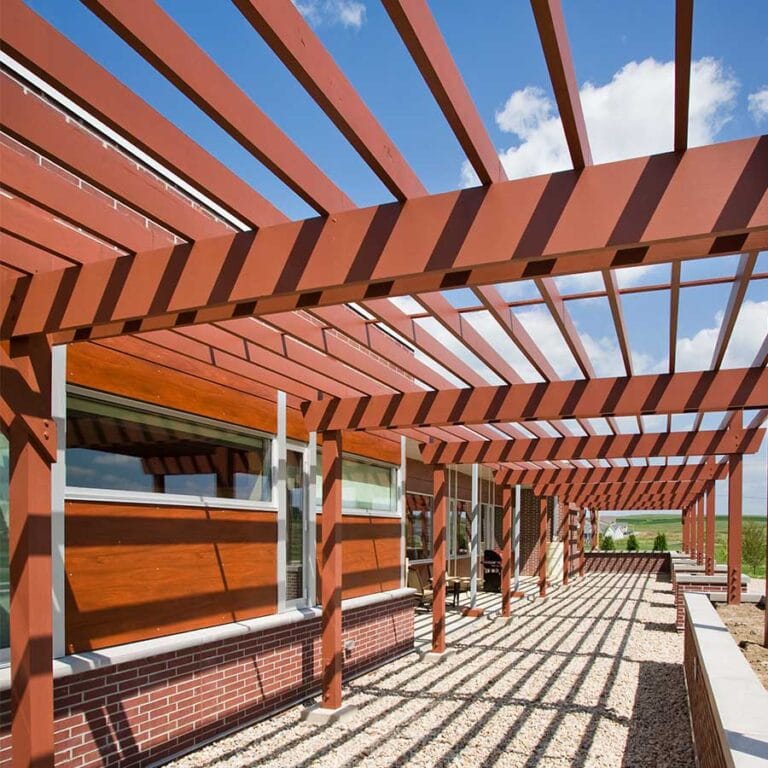 Madison Fire Station No. 12 Sun Shade and Outdoor Space