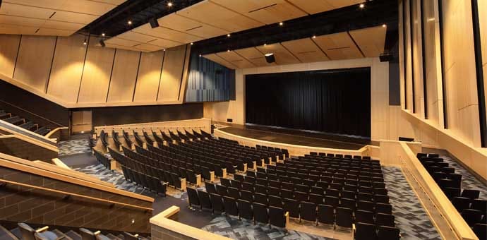 Oak Creek High School Interior Performing Arts Center