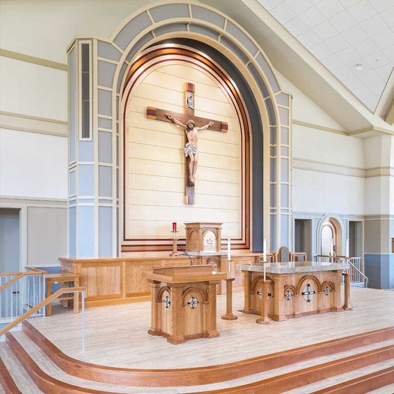 Our Lady of the Angels Catholic Church Altar in Lakewood Ranch Florida