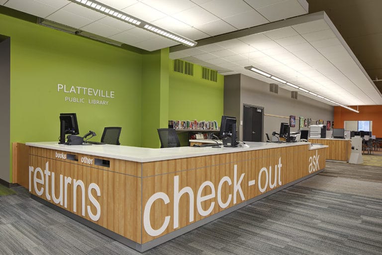 Platteville Public Library Service Desk