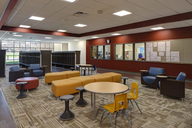 Sauk Prairie School District Tower Rock Elementary Collaboration Space