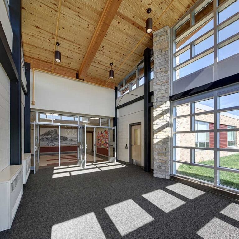 Sauk Prairie School District Tower Rock Elementary Corridor and Entry