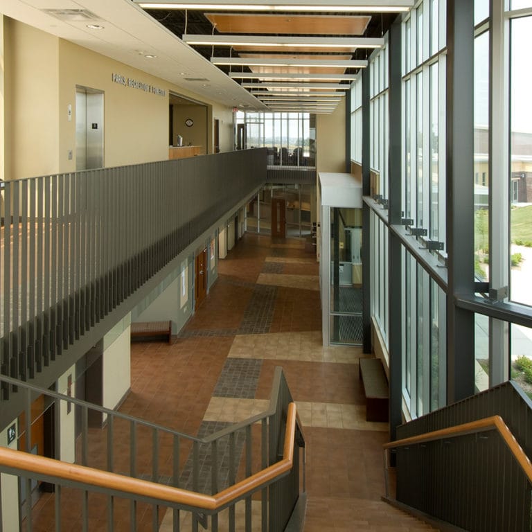 Sun Prairie Community Service Building Lobby