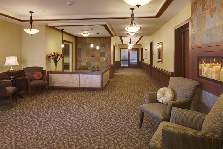 Three Pillars Senior Living Lobby