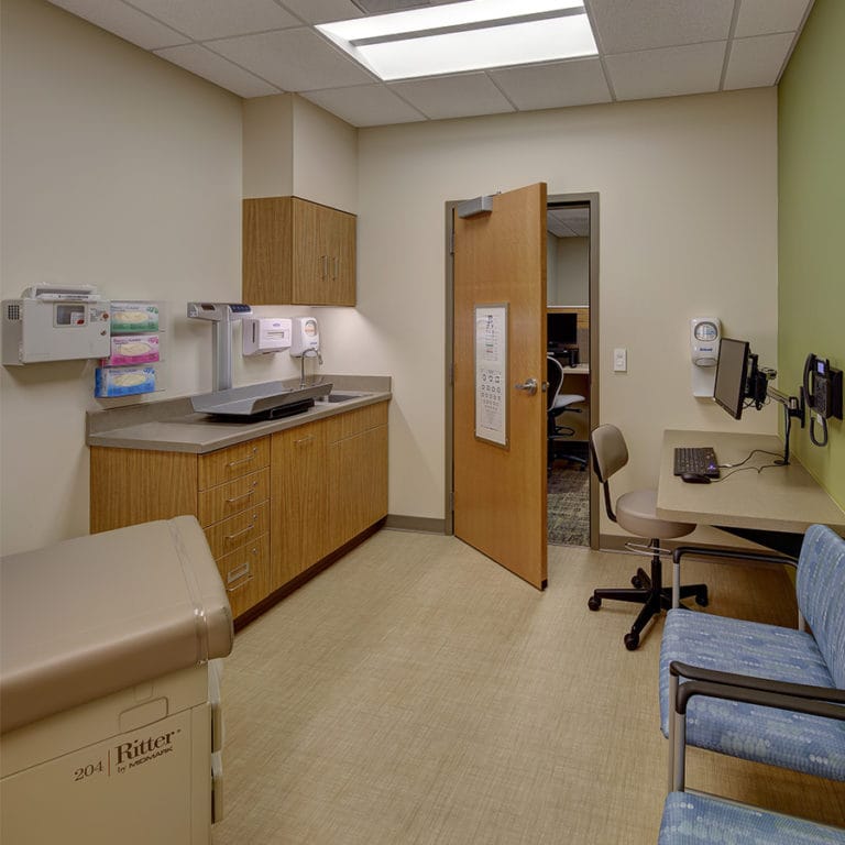 UW Health Union Corners Clinic Exam Room