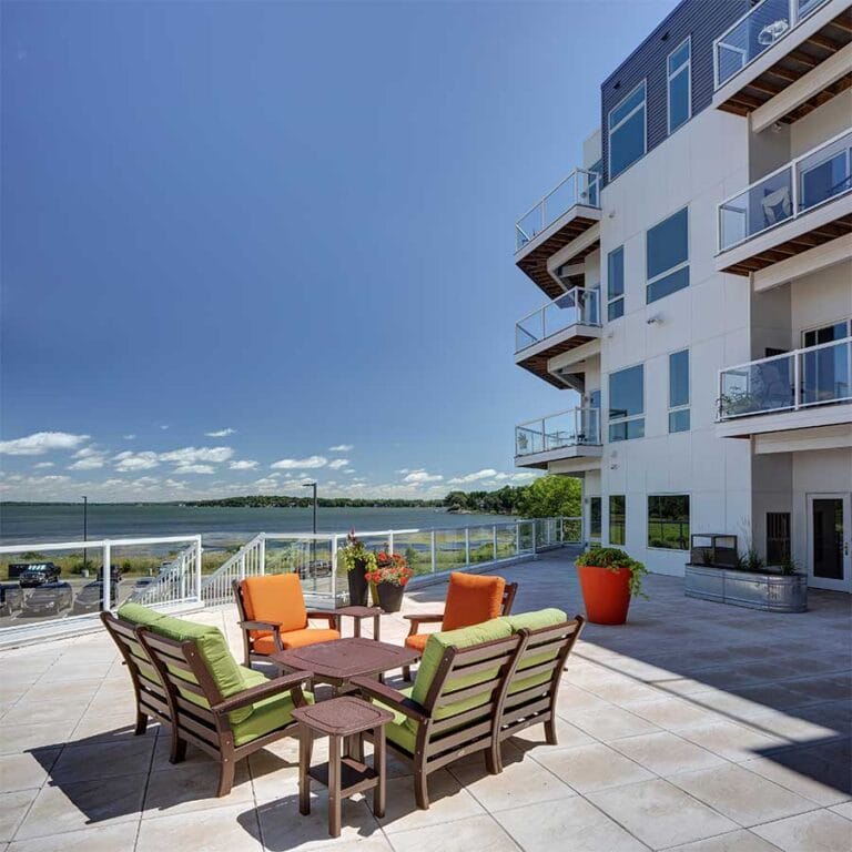 Watermark Lofts Patio with Seating