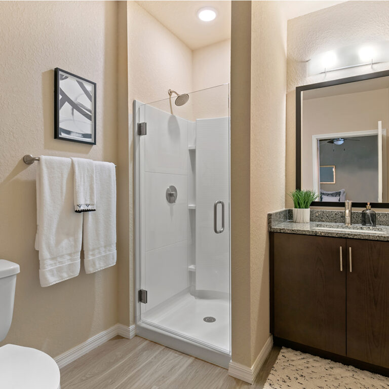 Bergamot Apartment Unit Bathroom